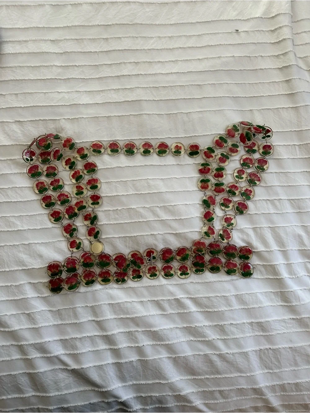 Dauphinette Rose Harness Chainmaille Crop Top S/M - Picture 3 of 11